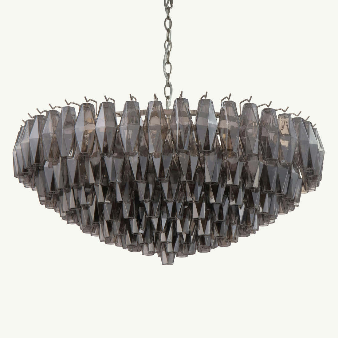 Noma Chandelier Smoke Handblown Glass