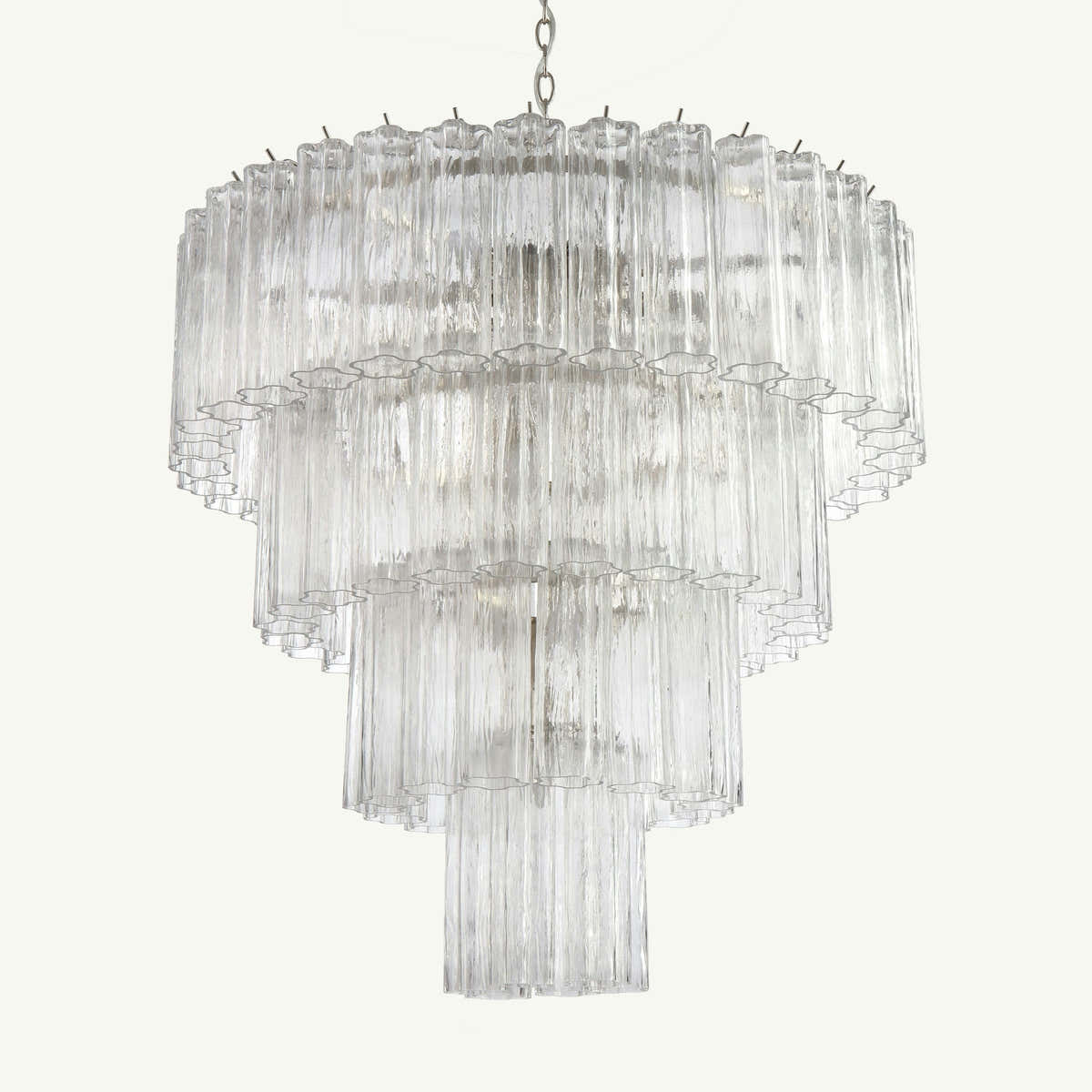 Capri Chandelier 4 Tiers Handblown Glass