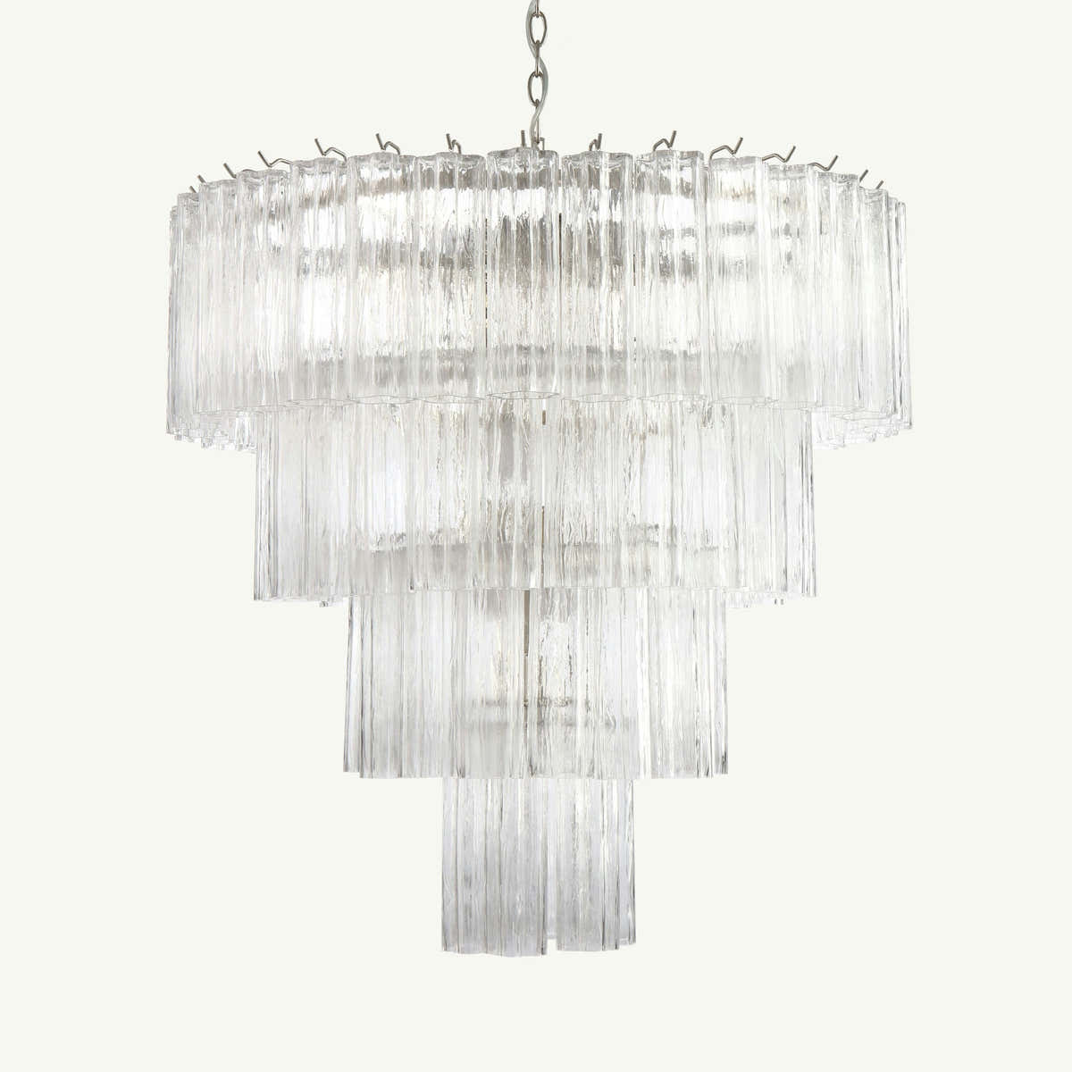 Capri Chandelier 4 Tiers Handblown Glass
