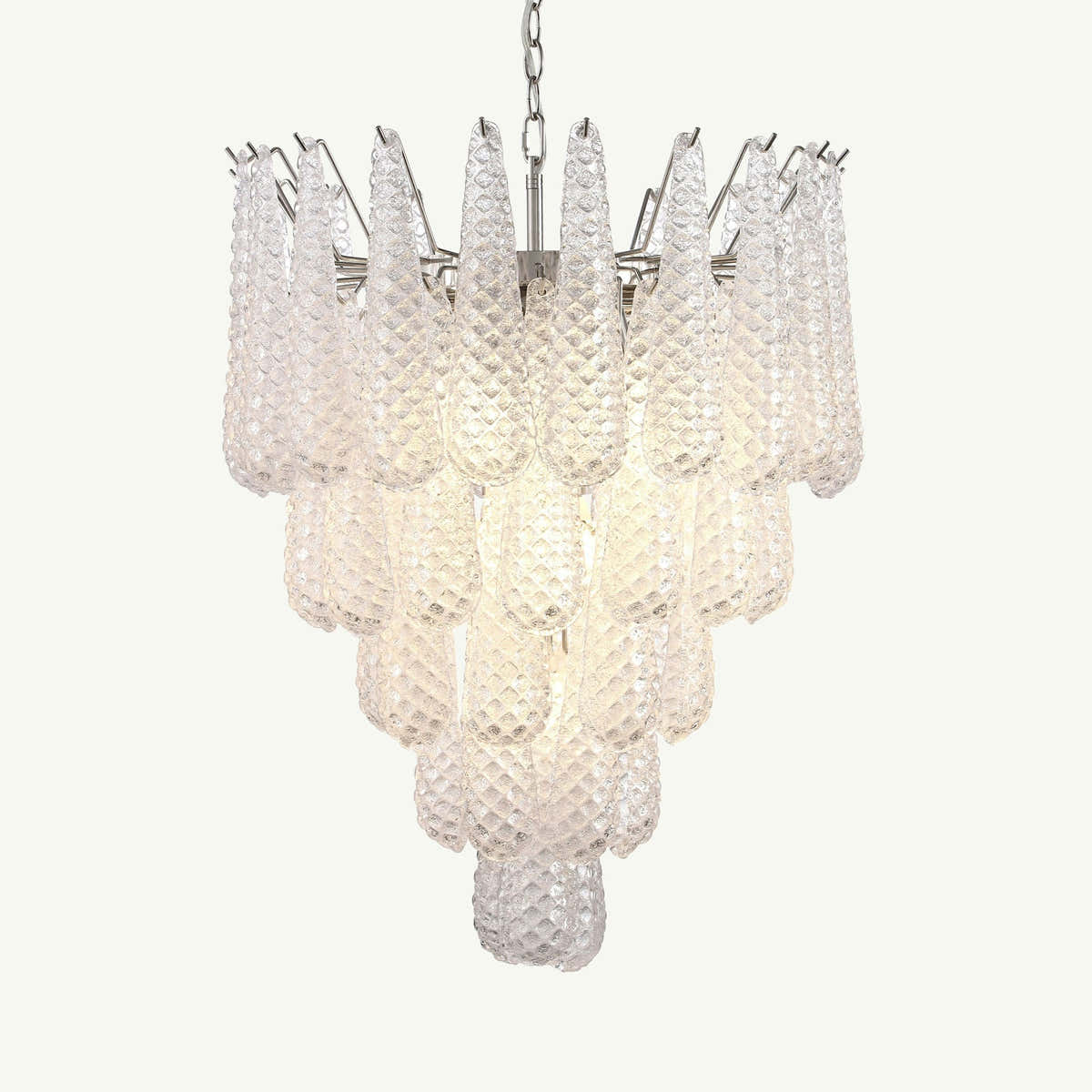Drop Chandelier Handblown Glass
