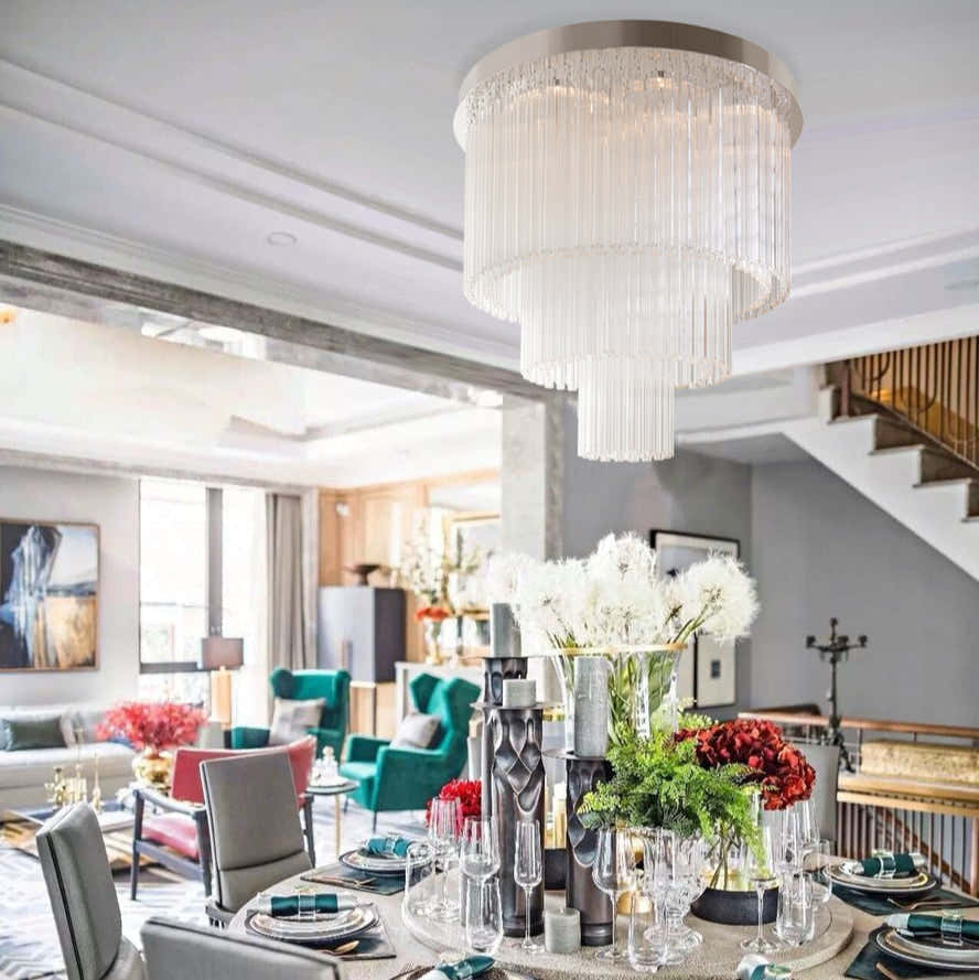 Jade Glass Chandelier