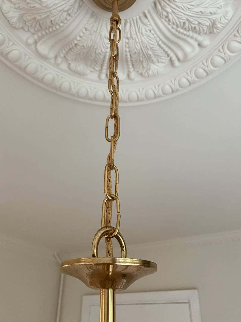 Vintage – Murano chandelier – Teardrop – 68 drops – Clear