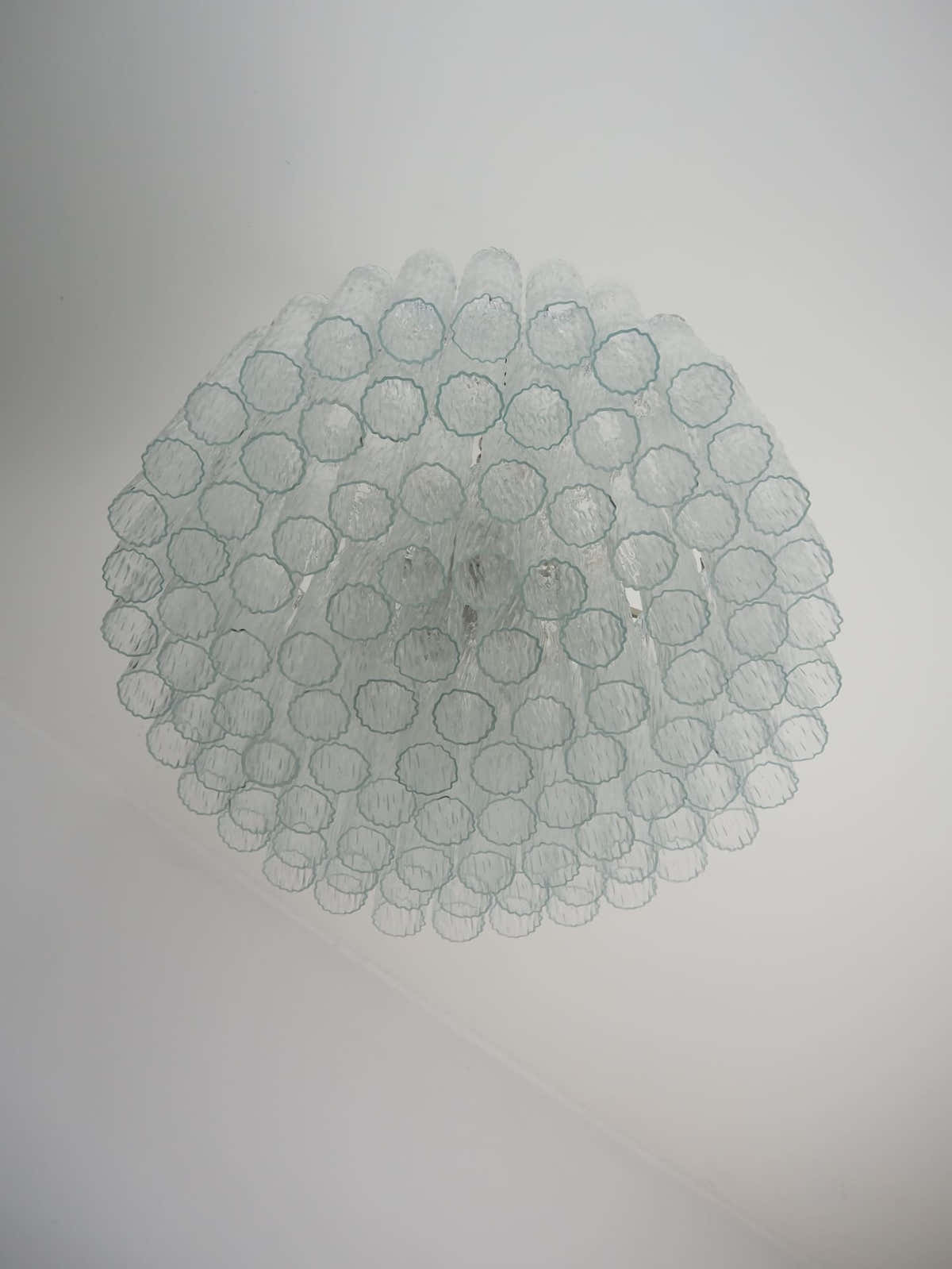Murano Chandelier – 101 Tuber – Textured – Transparent