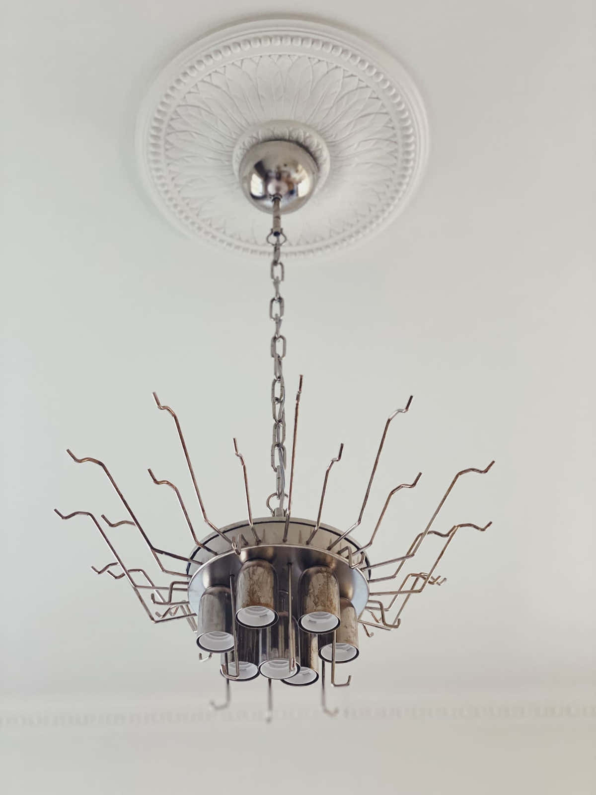 Murano Chandelier 22.8″ – 36 tubes – Matte white