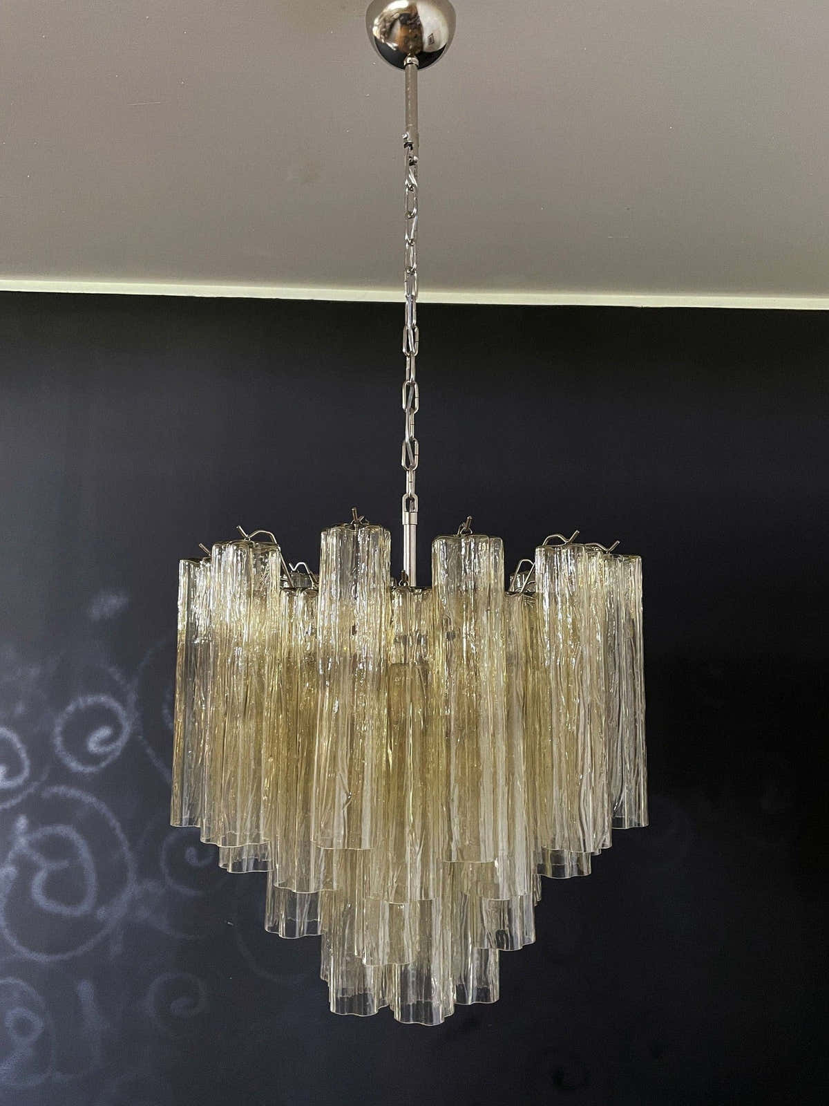 Murano Chandelier 22.8″ – 36 tubes – Yellow