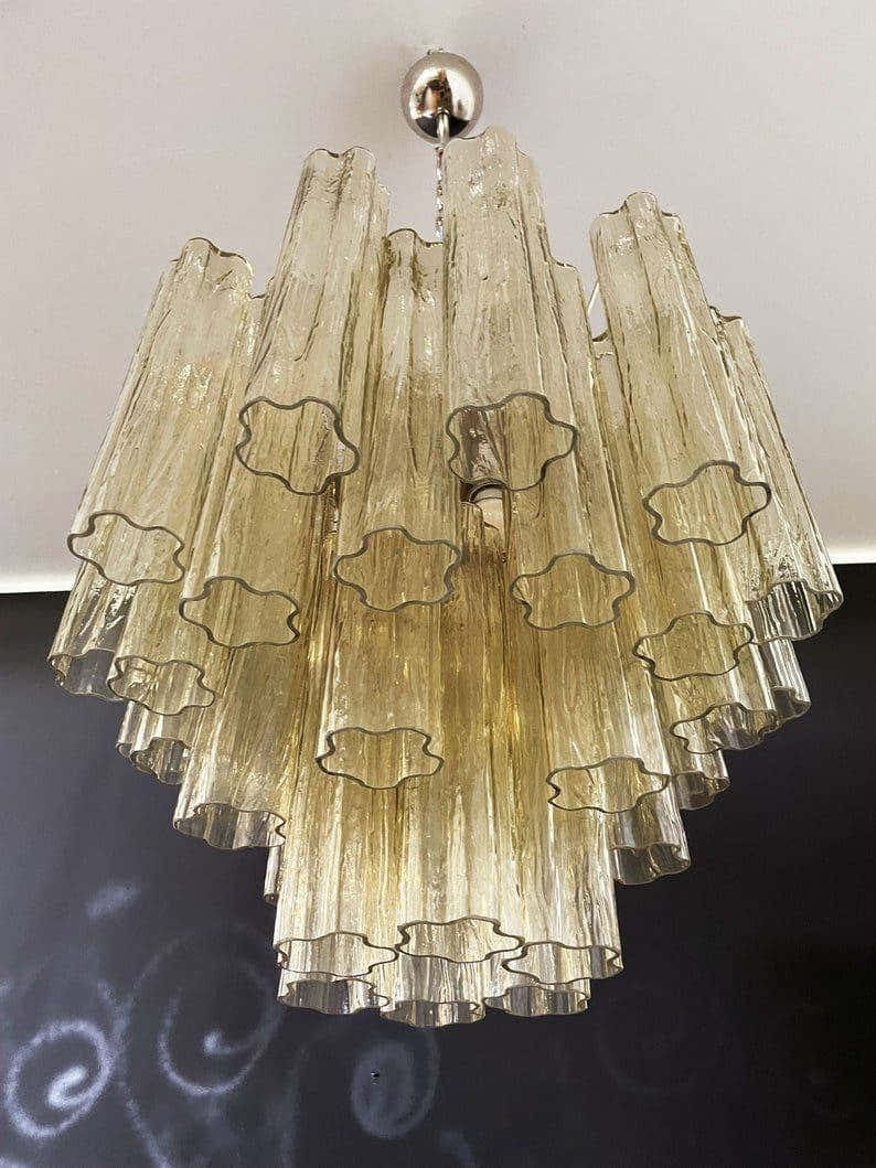 Murano Chandelier 22.8″ – 36 tubes – Yellow