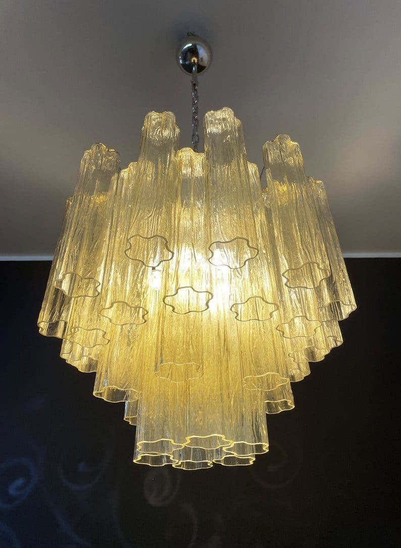 Murano Chandelier 22.8″ – 36 tubes – Yellow
