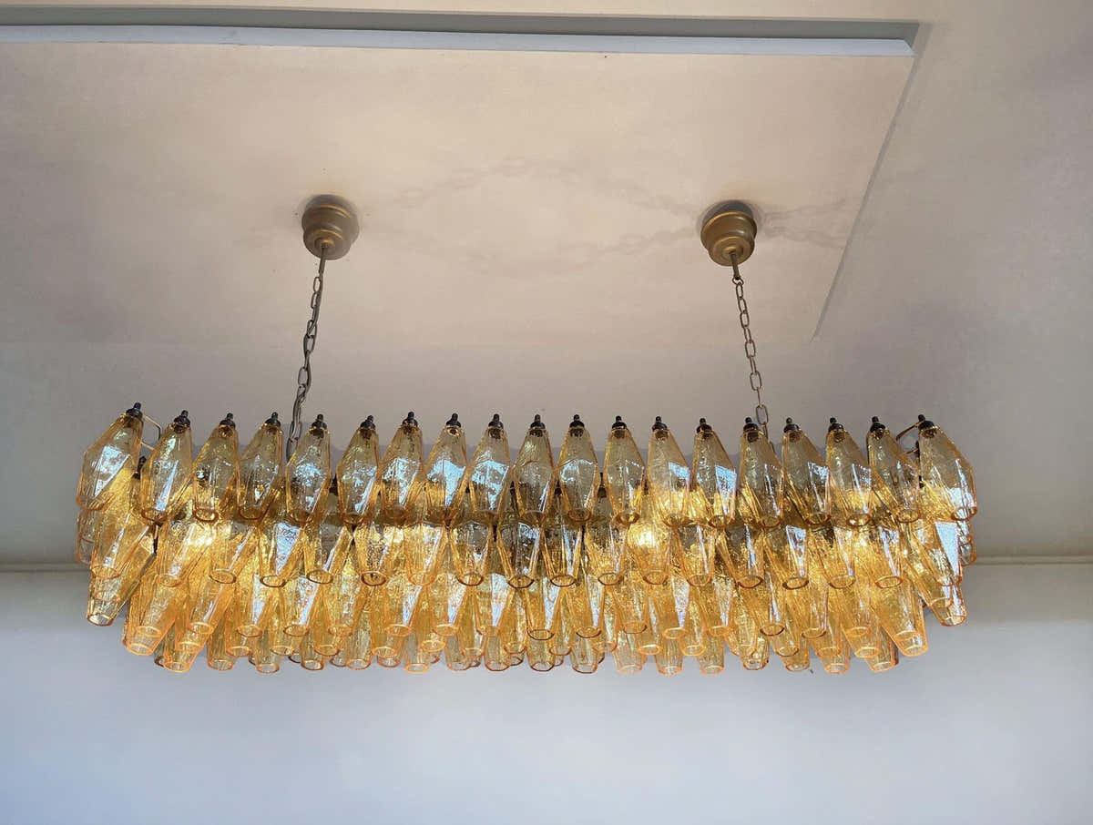 Murano Chandelier – Poliedri – 138 glass