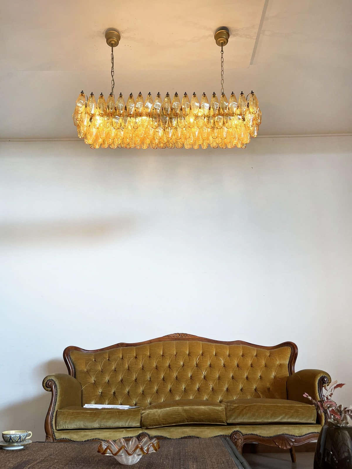 Murano Chandelier – Poliedri – 138 glass