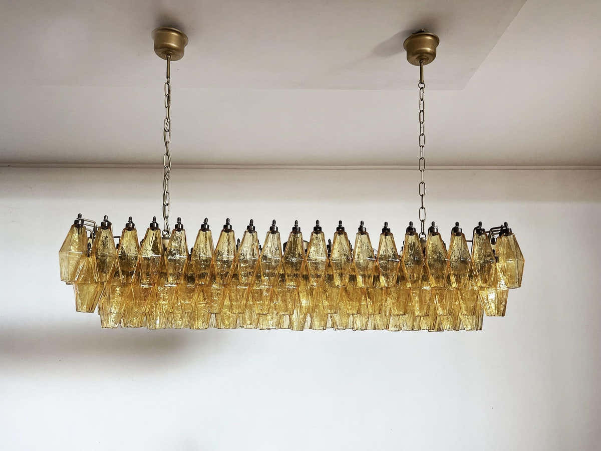 Murano Chandelier – Poliedri – 138 glass