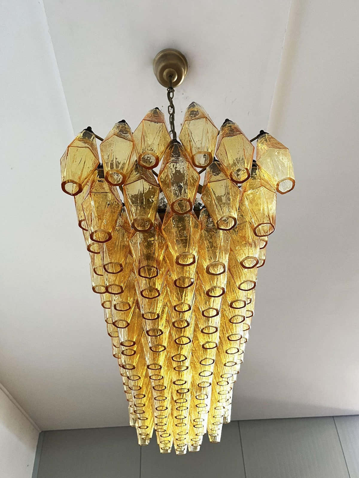 Murano Chandelier – Poliedri – 138 glass