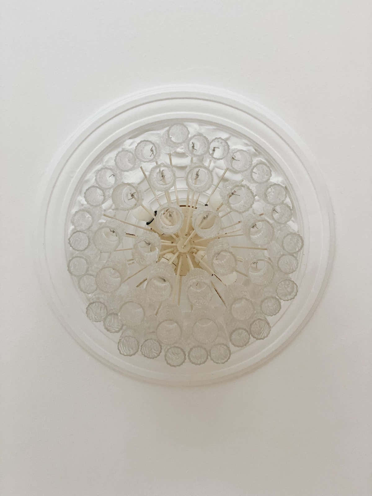 Vintage – Murano chandelier for Venini – 1970 – Transparent