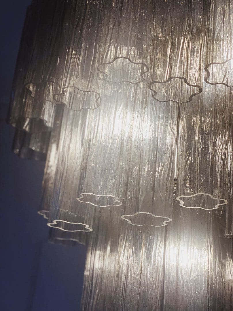 Murano Chandelier – 48 tubes – Smoked