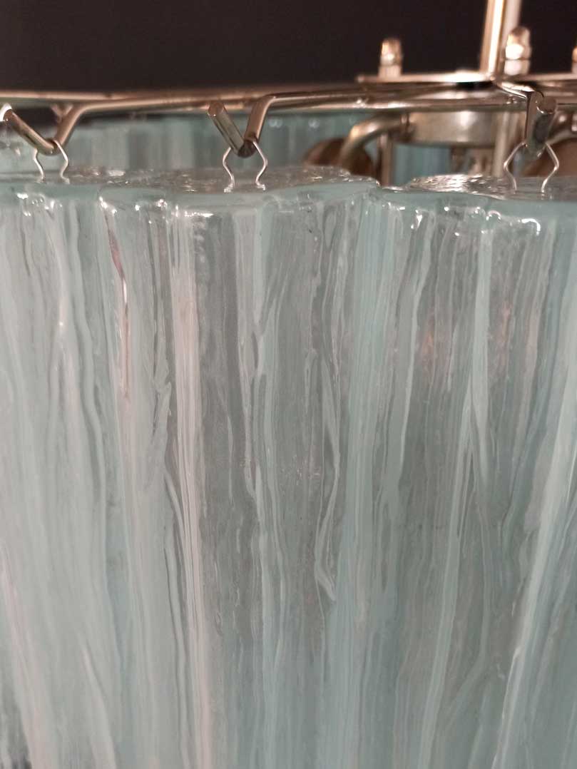 Murano Chandelier 23.6" – 52 tubes – Opal
