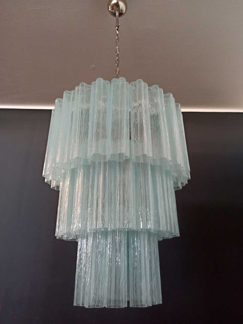Murano Chandelier 23.6" – 52 tubes – Opal