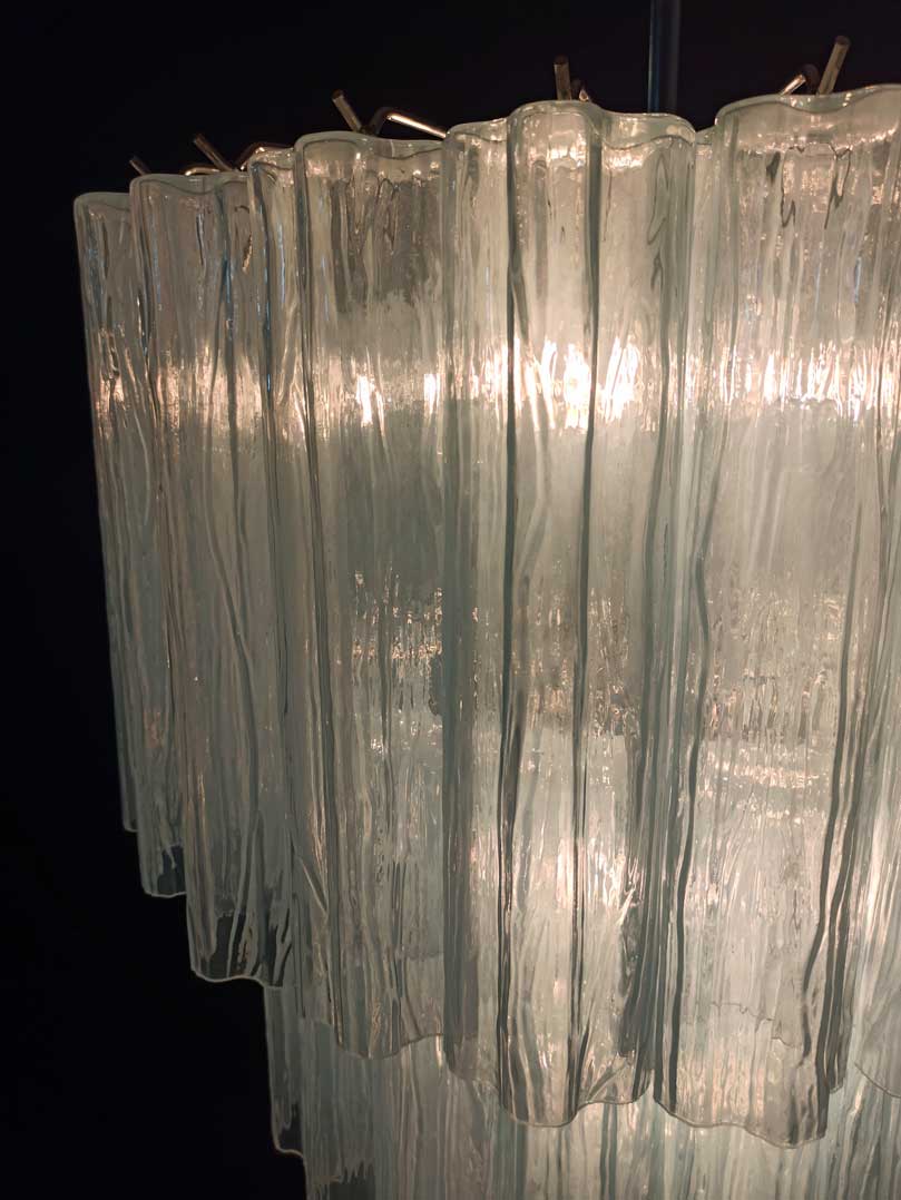 Murano Chandelier 23.6" – 52 tubes – Opal