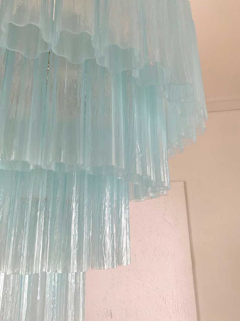Murano Chandelier 33.5" – 78 tubes – Opal