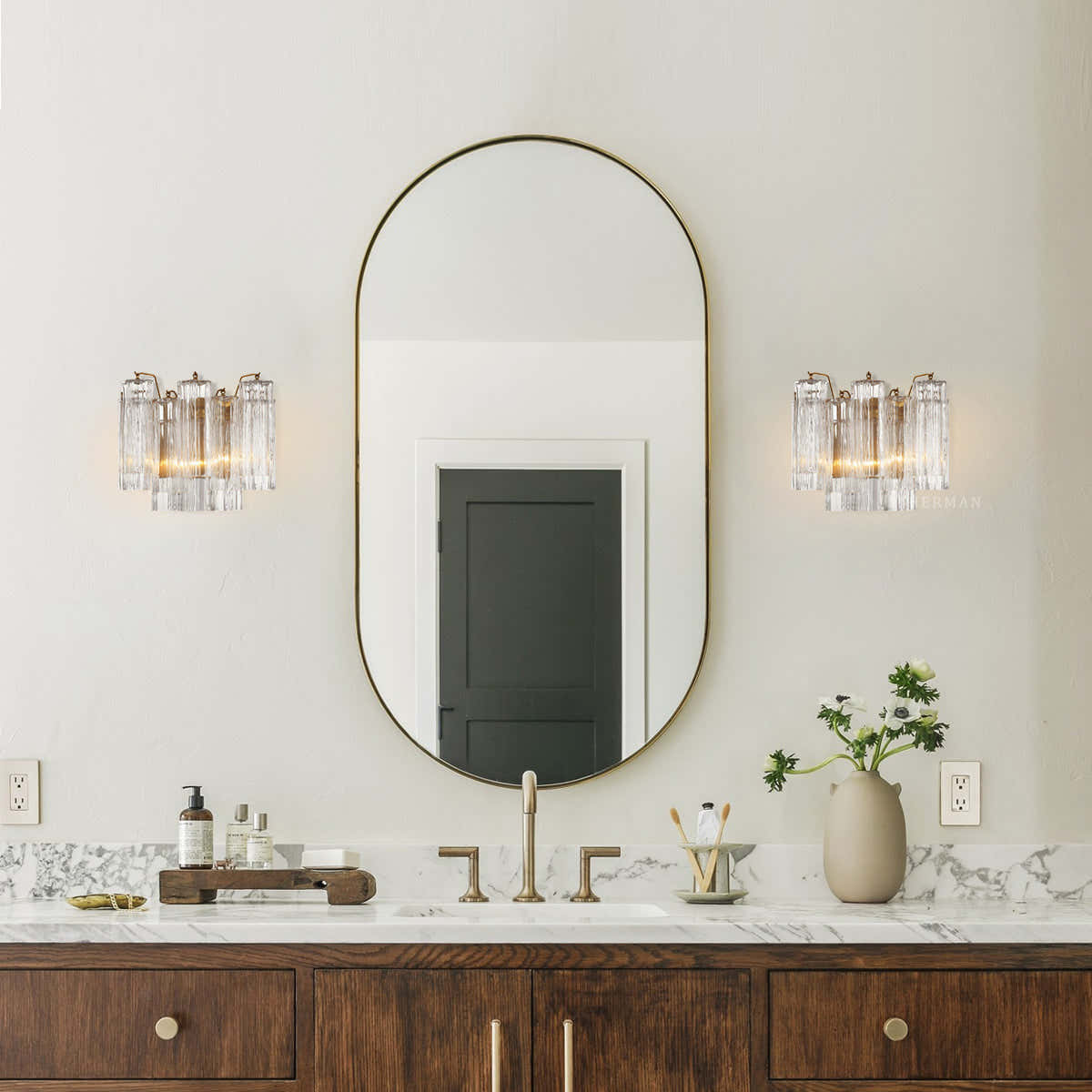 Petalia Murano Glass Wall Light 14''W