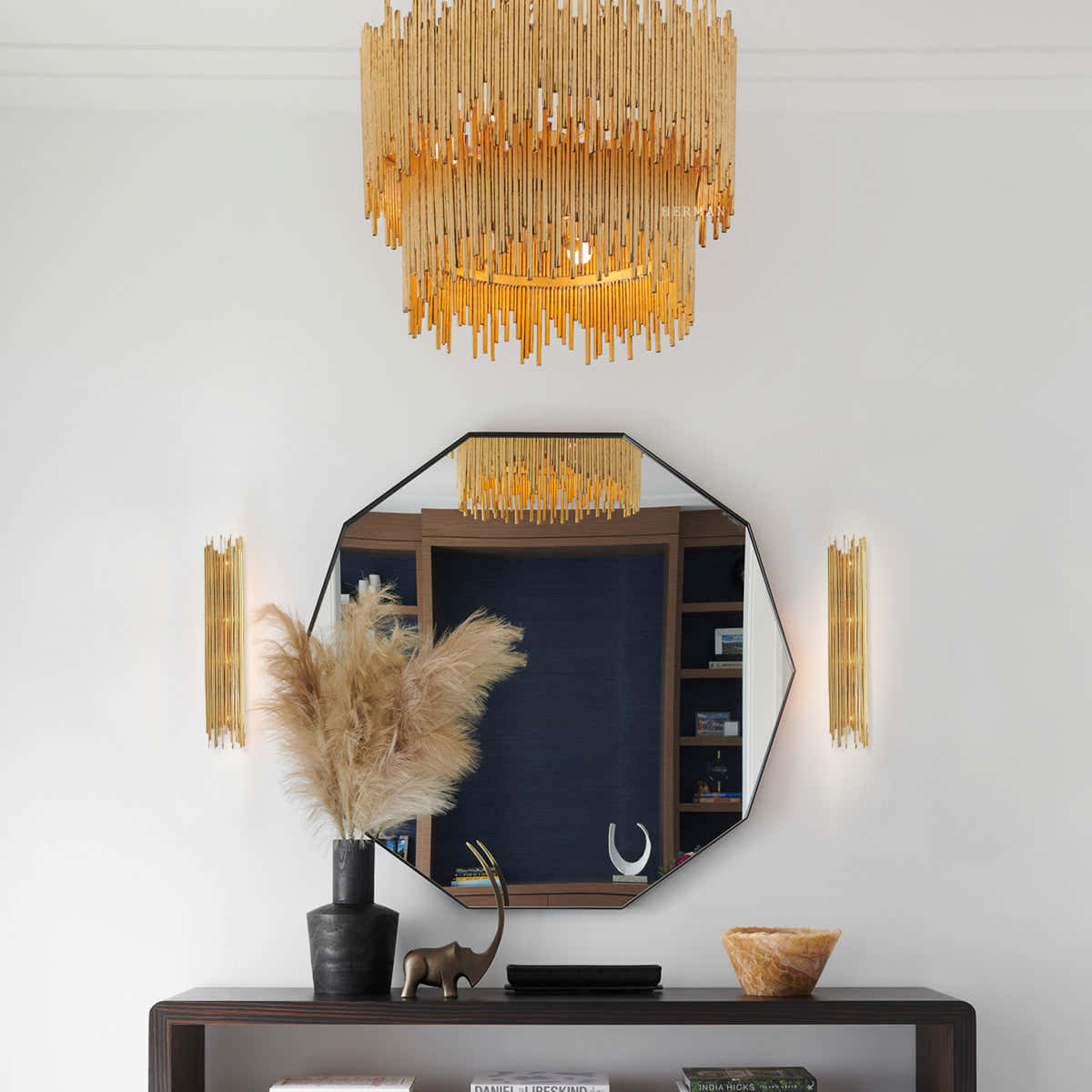 Althely 8 Lights  2-Tier Chandelier