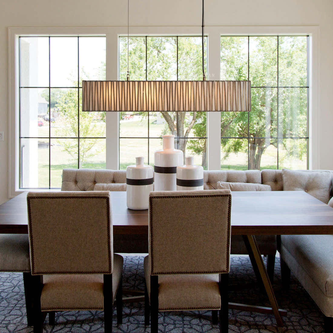 Junet Rectangular Chandelier 49"W 60"W