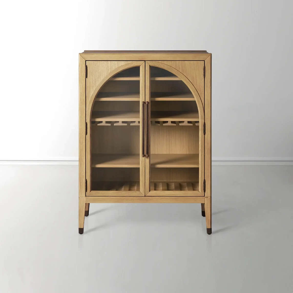 Hattie Low Bar Cabinet in Oak 36"W