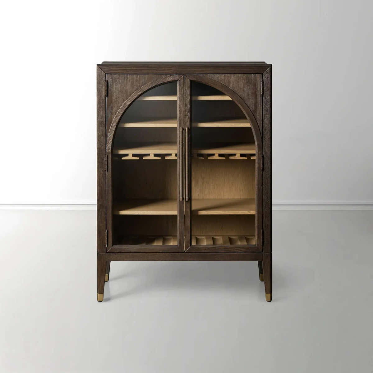 Hattie Low Bar Cabinet in Oak 36"W