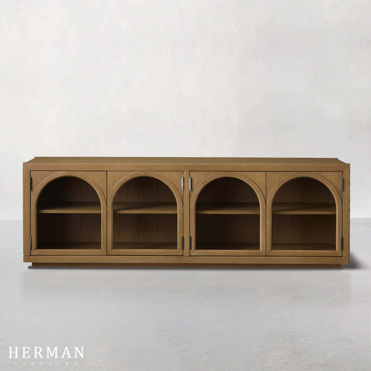 Hattie Media Console in Oak 80"W
