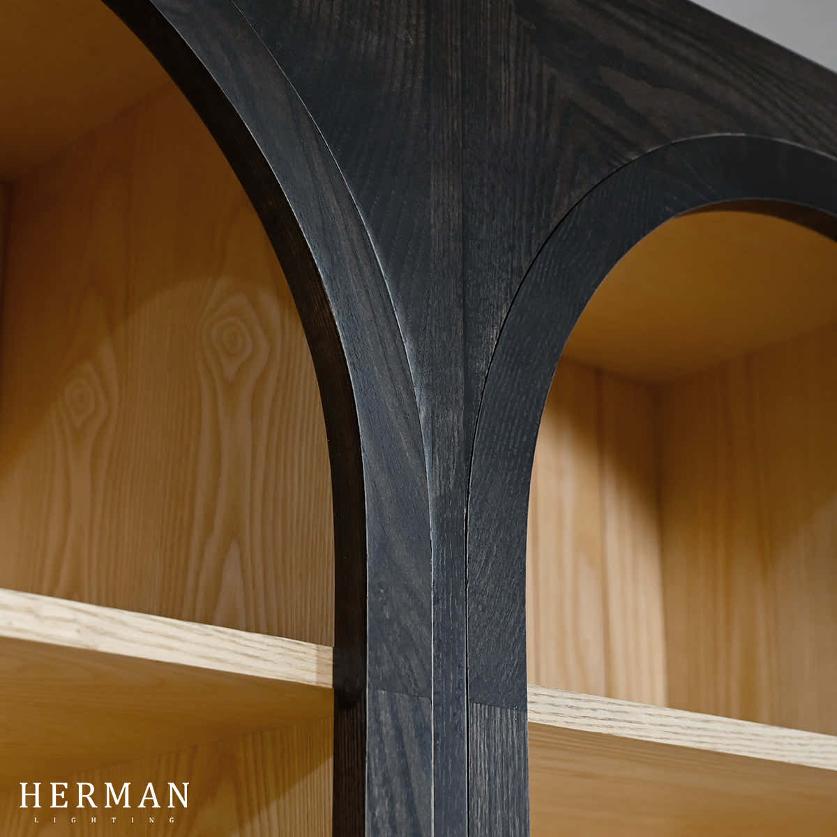 Hattie Triple Entryway Cabinet in Oak 69.75"W