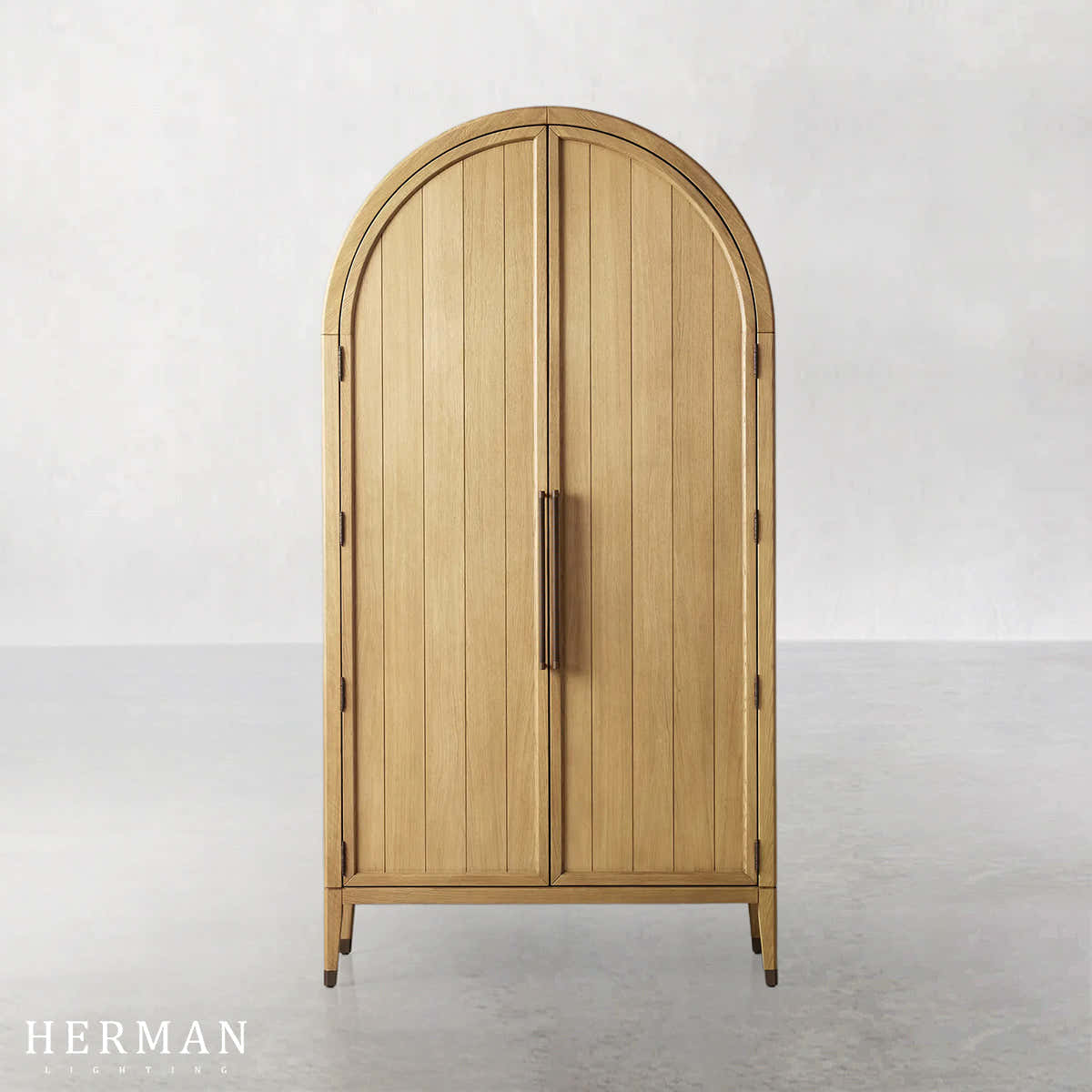 Hattie Accent Cabinet in Oak 36"W 46"W