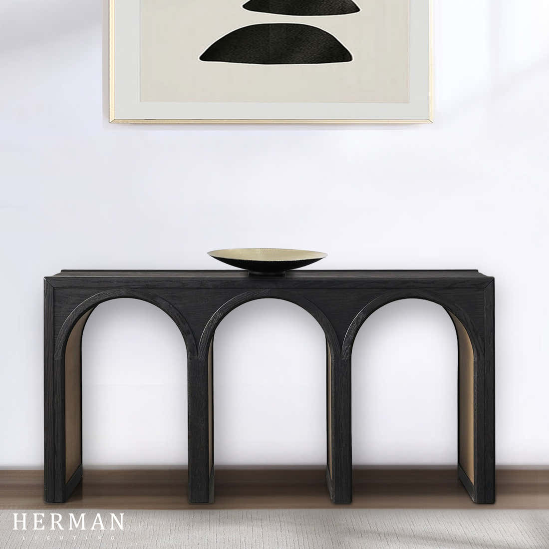 Hattie Console in Oak 60"W