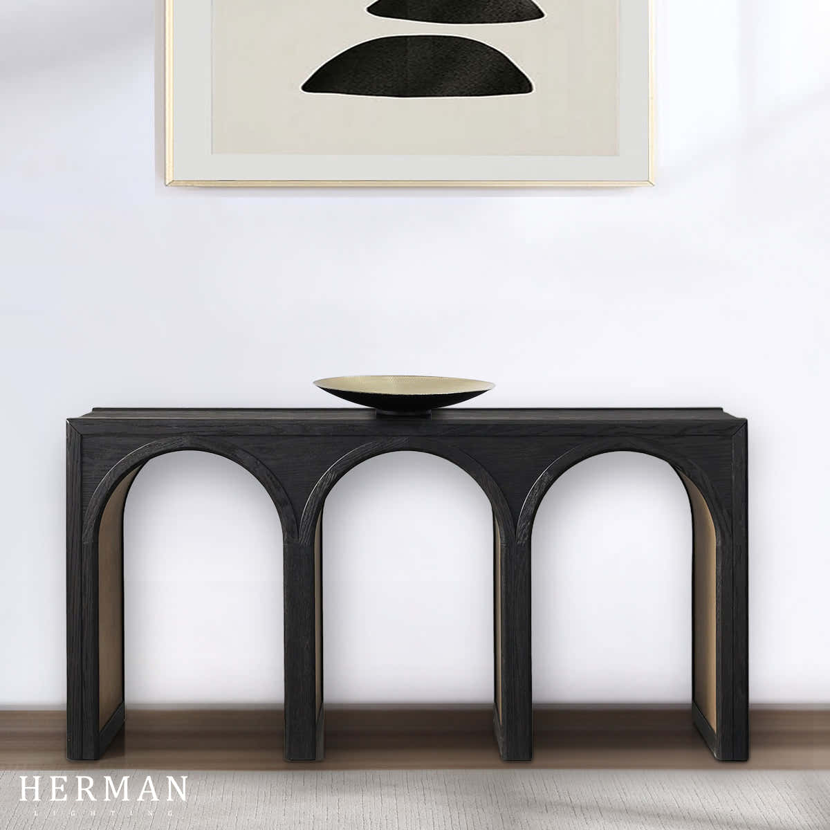 Hattie Console in Oak 60"W