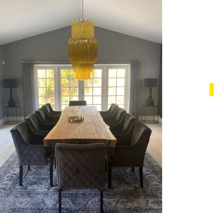 Murano Chandelier – Triedri – 242 prisms – Amber