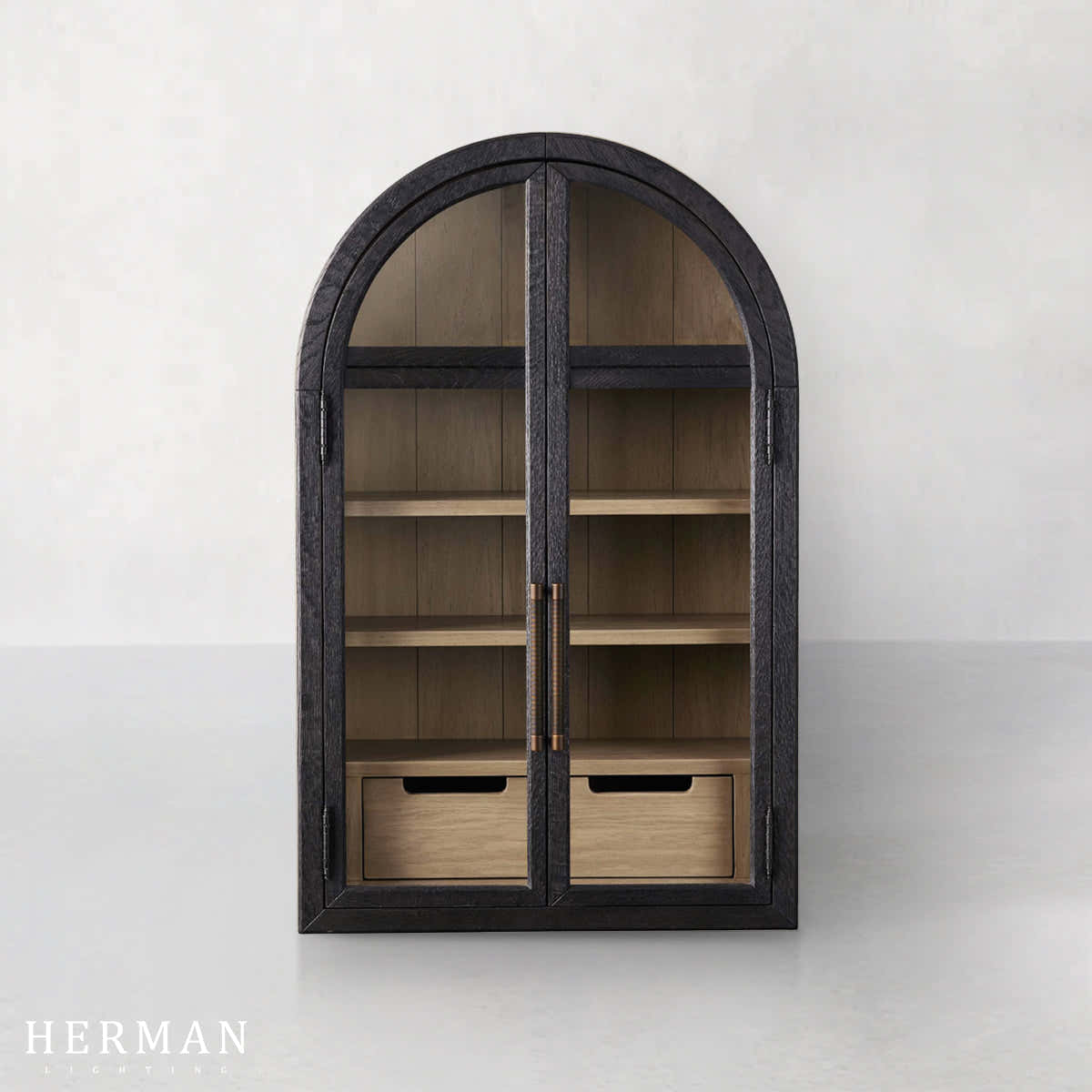 Hattie Wall Mounted Cabinet in Oak 24"W
