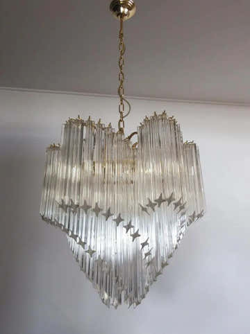 Murano Chandelier – Viennetta -114 prims – Transparent