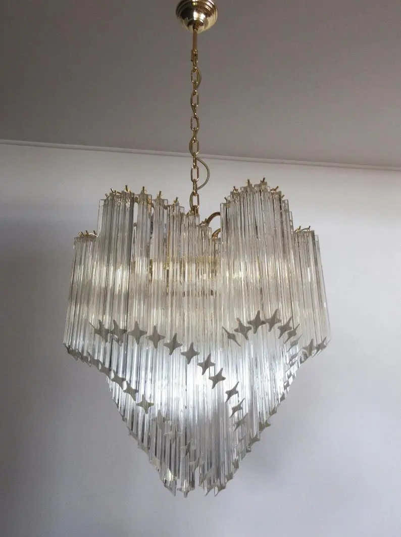 Murano Chandelier – Viennetta -114 prims – Transparent