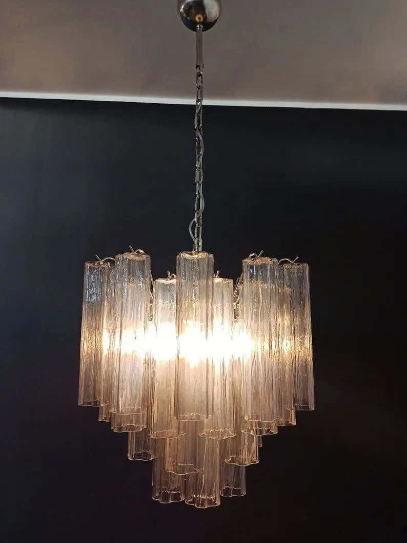 Murano Chandelier 22.8″ – 36 tubes – Smoked