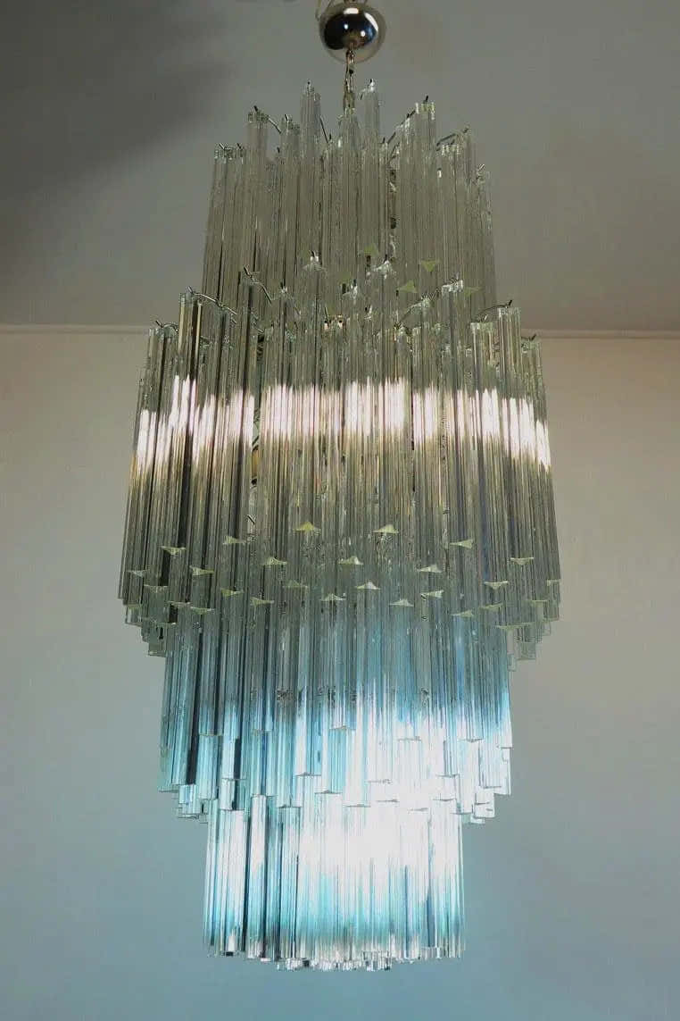 Murano Chandelier – 242 prisms – Transparent