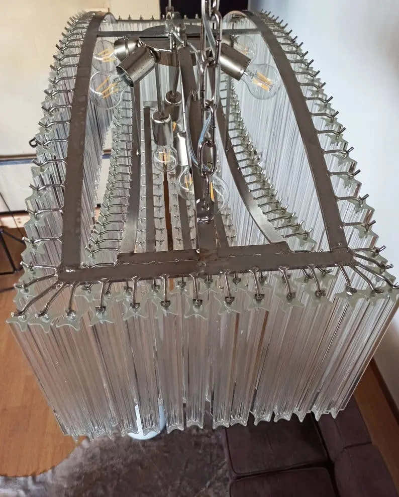 Murano Chandelier – Pagoda – 292 prisms – Transparent