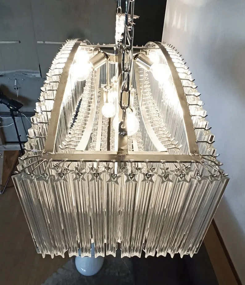 Murano Chandelier – Pagoda – 292 prisms – Transparent