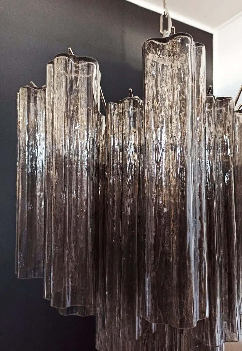 Murano Chandelier 22.8″ – 36 tubes – Smoked