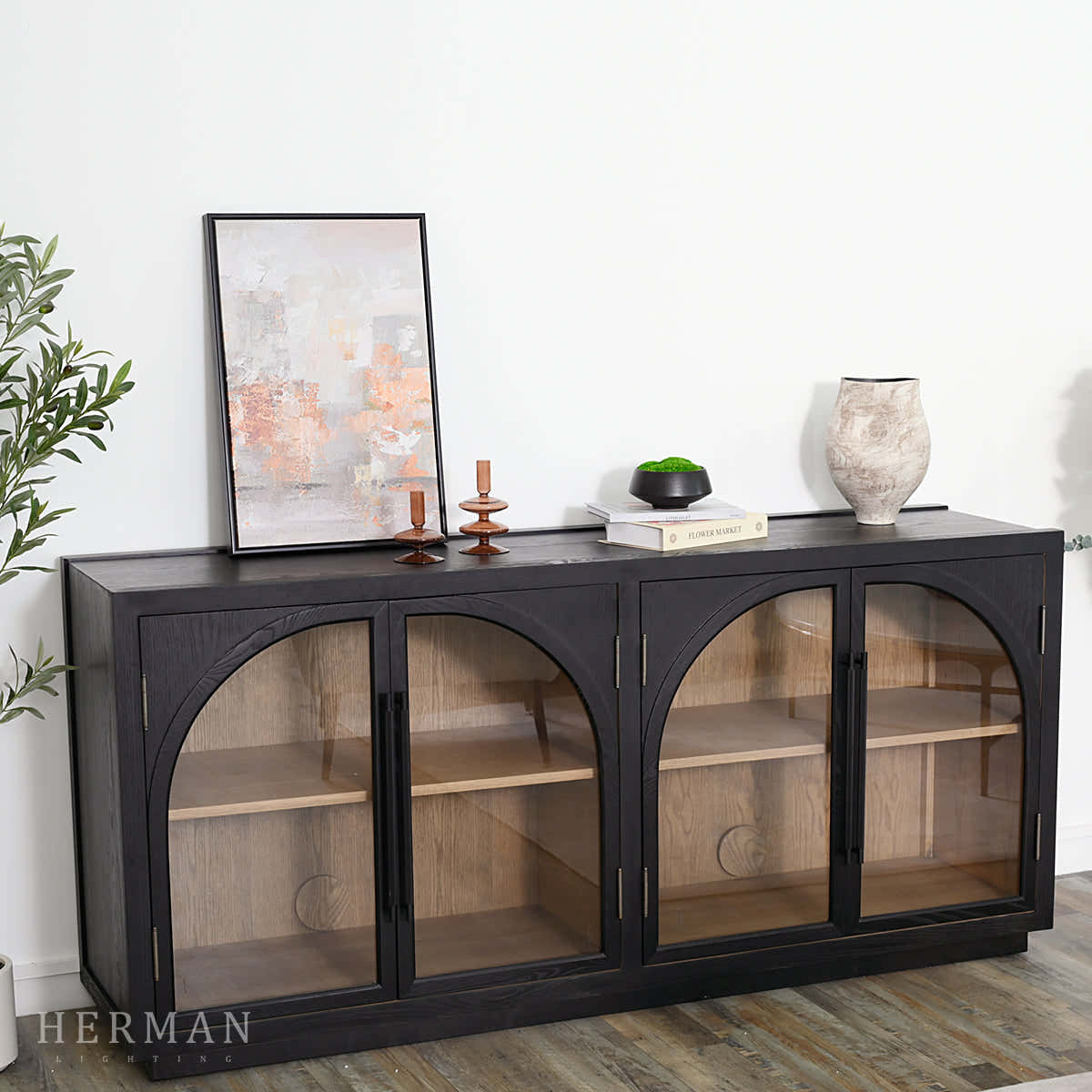 Hattie Sideboard in Oak 70"W 90"W
