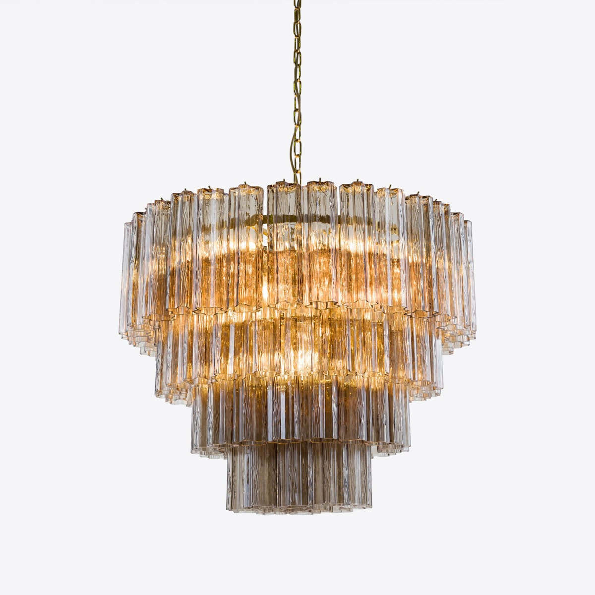 Large Treviso Murano Chandelier 31.5"