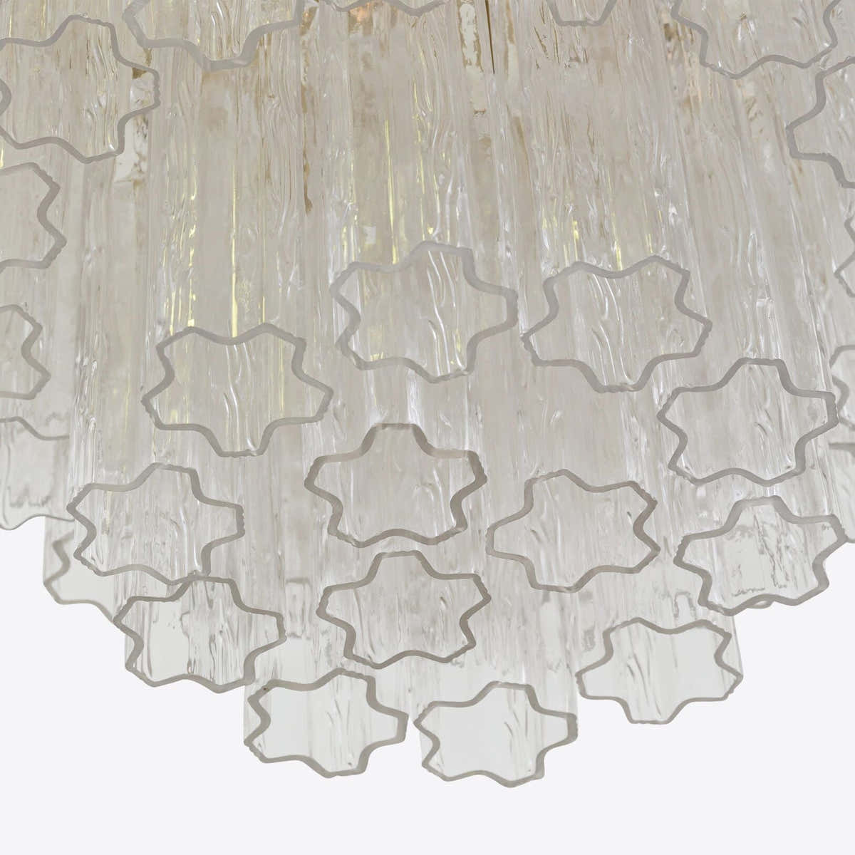 Large Treviso Murano Chandelier 31.5"