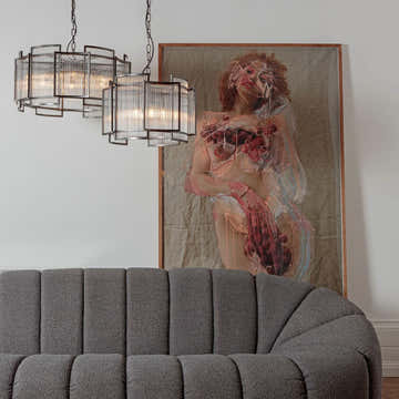 Monte Carlo Large Chandelier 26.8"