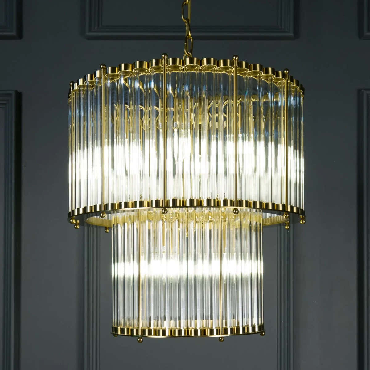 The Double Monza Chandelier – 2 Sizes Available