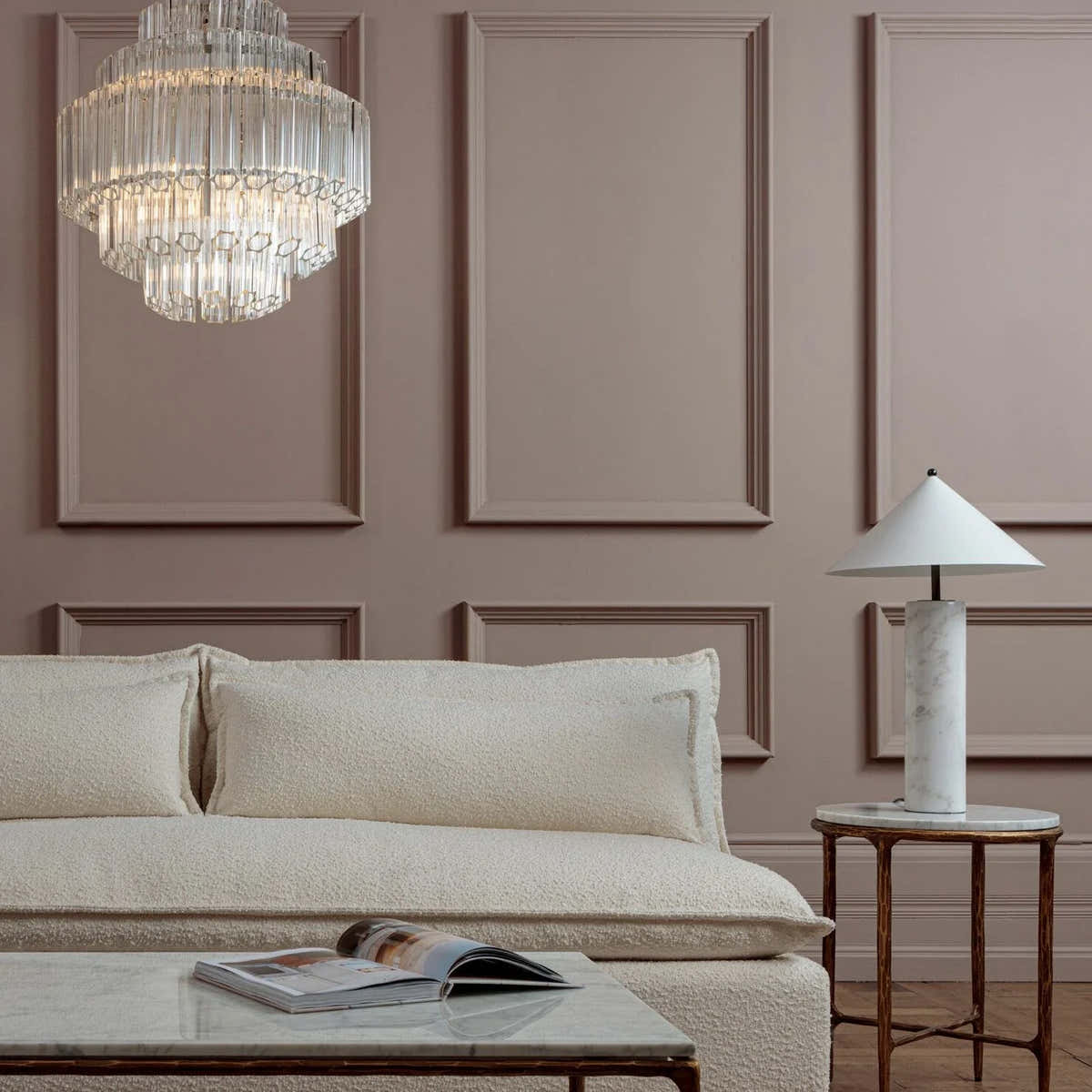 Clear Palermo Murano Chandelier
