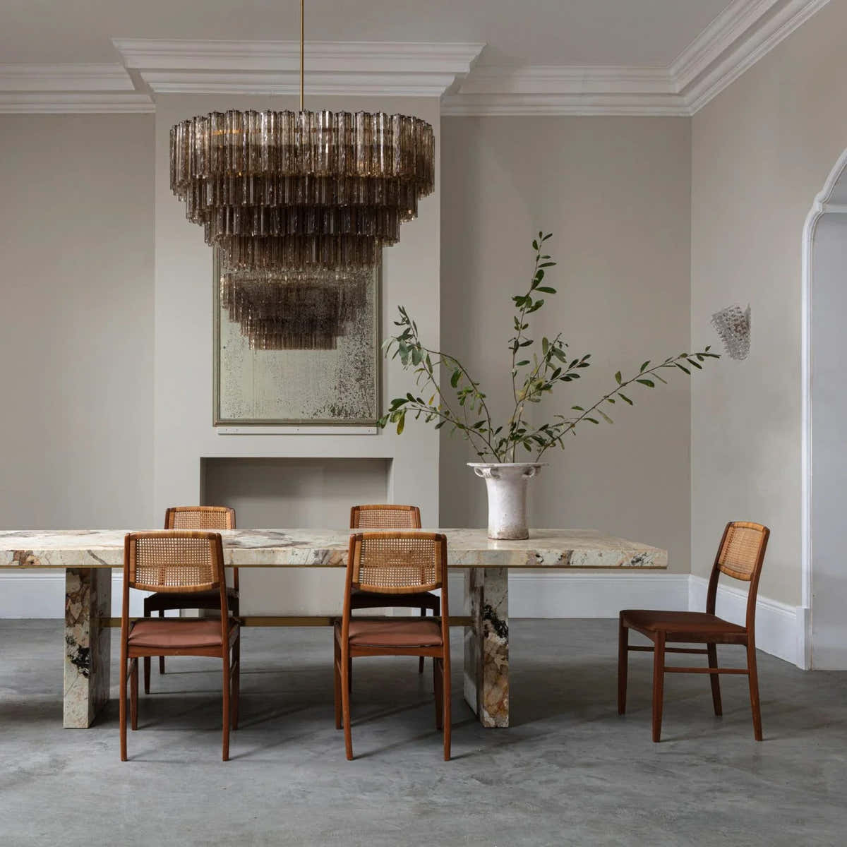 Dining Treviso Murano Chandelier 48"W