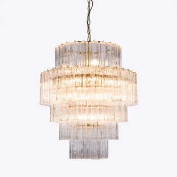 Freccia Treviso Murano Chandelier 31.5"