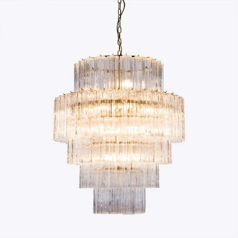 Freccia Treviso Murano Chandelier 31.5"