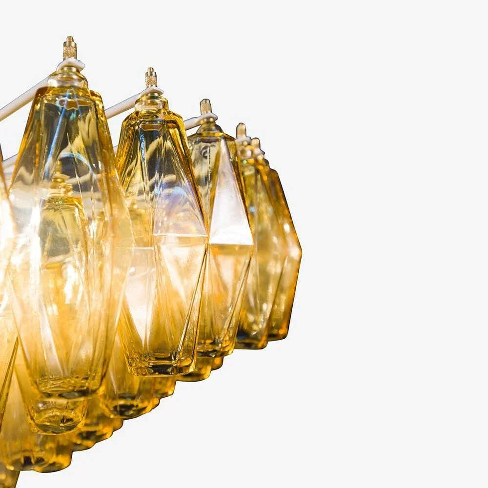 Sorrento Murano Glass Chandelier 35"